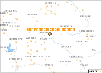 map of San Francisco de Macaira