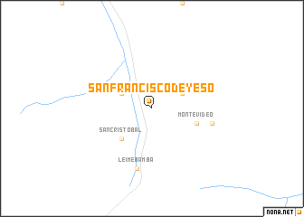 map of San Francisco de Yeso