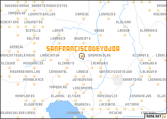 map of San Francisco de Yojoa