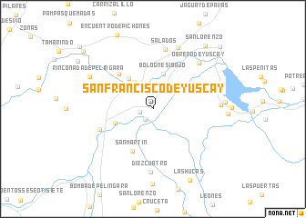 map of San Francisco de Yuscay