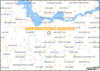 map of San Francisco Echeverría