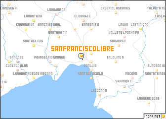 map of San Francisco Libre