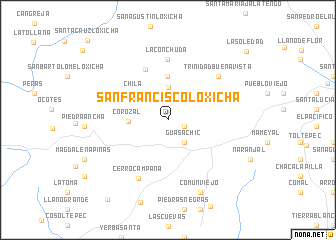 map of San Francisco Loxicha