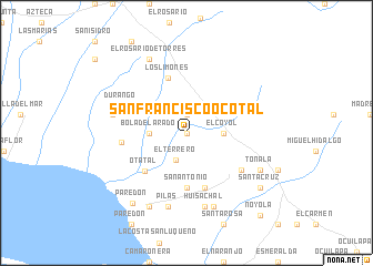 map of San Francisco Ocotal