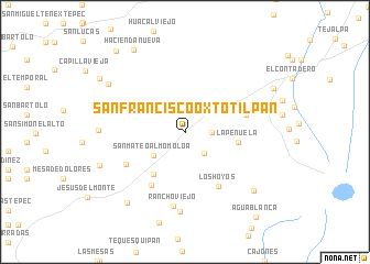 map of San Francisco Oxtotilpan