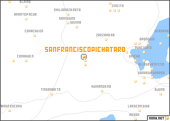 map of San Francisco Pichataro