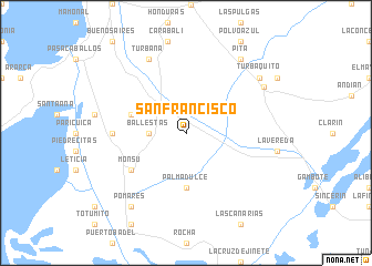 map of San Francisco