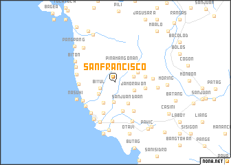 map of San Francisco