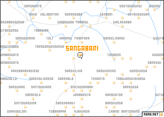 map of Sangabari