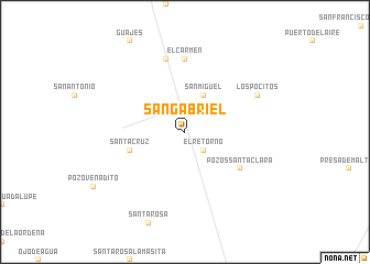 map of San Gabriel