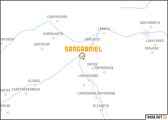 map of San Gabriel