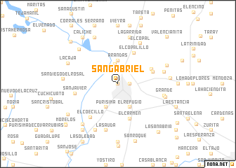 map of San Gabriel