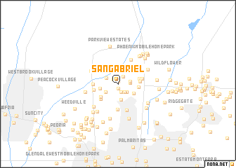 map of San Gabriel