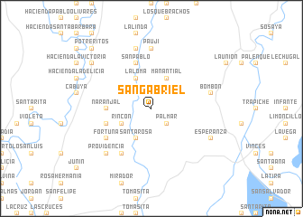 map of San Gabriel