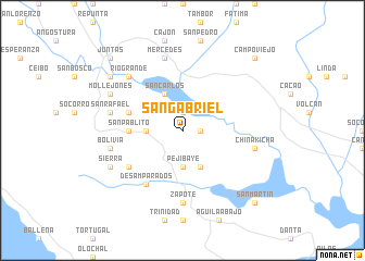 map of San Gabriel