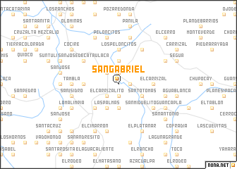 map of San Gabriel