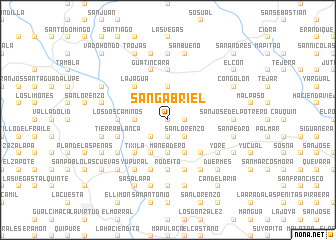 map of San Gabriel