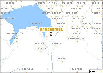 map of San Gabriel