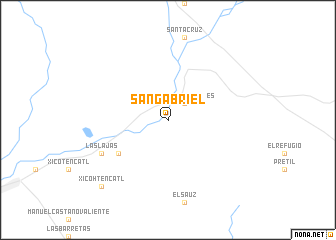 map of San Gabriel
