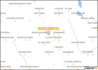 map of San Gabriel