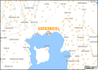 map of San Gabriel