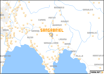 map of San Gabriel