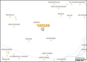 map of Sangāb