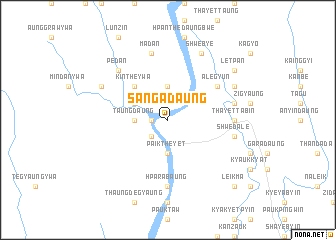 map of Sangadaung