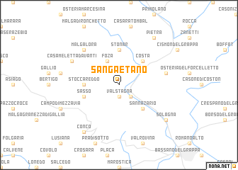 map of San Gaetano