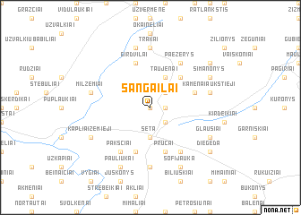 map of Sangailai