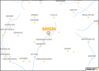 map of Sangak