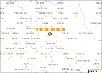 map of Sangalabadou