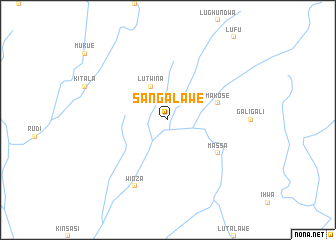 map of Sangalawe