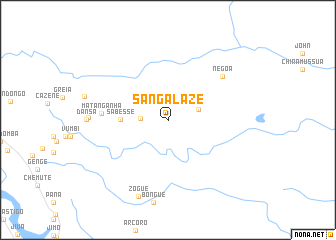 map of Sangalaze