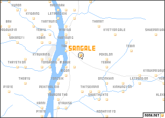 map of Sangalè