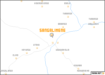 map of Sangalimene