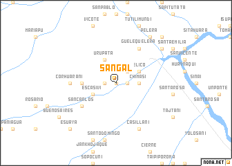 map of Sangal