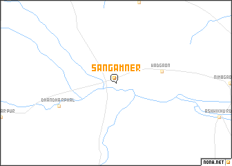 map of Sangamner