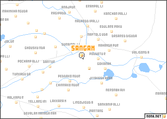 map of Sangam