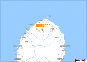 map of Sangana