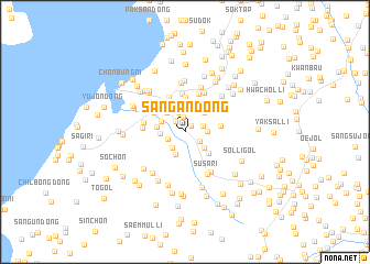 map of Sangan-dong