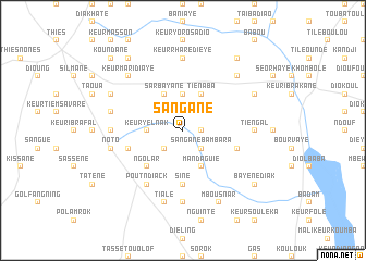 map of Sangane