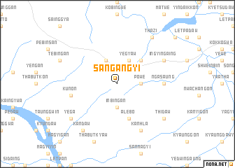 map of Sangangyi