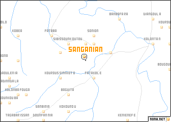 map of Sanganian