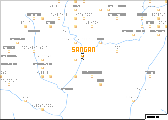 map of Sa-ngan