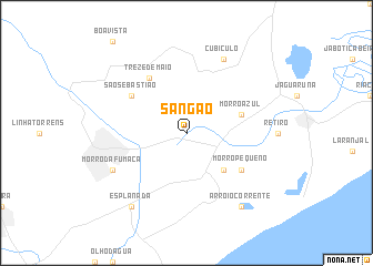 map of Sangão