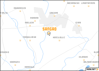 map of Sangão