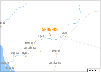 map of Sangara