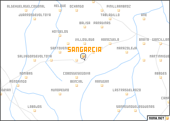 map of Sangarcía