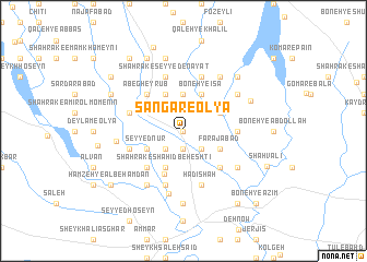 map of Sangar-e ‘Olyā